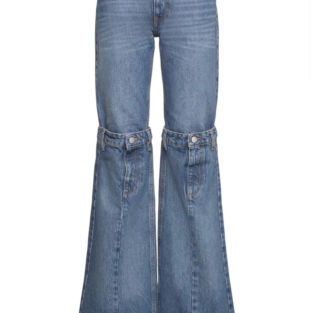 Coperni Open Knee Cotton Jeans